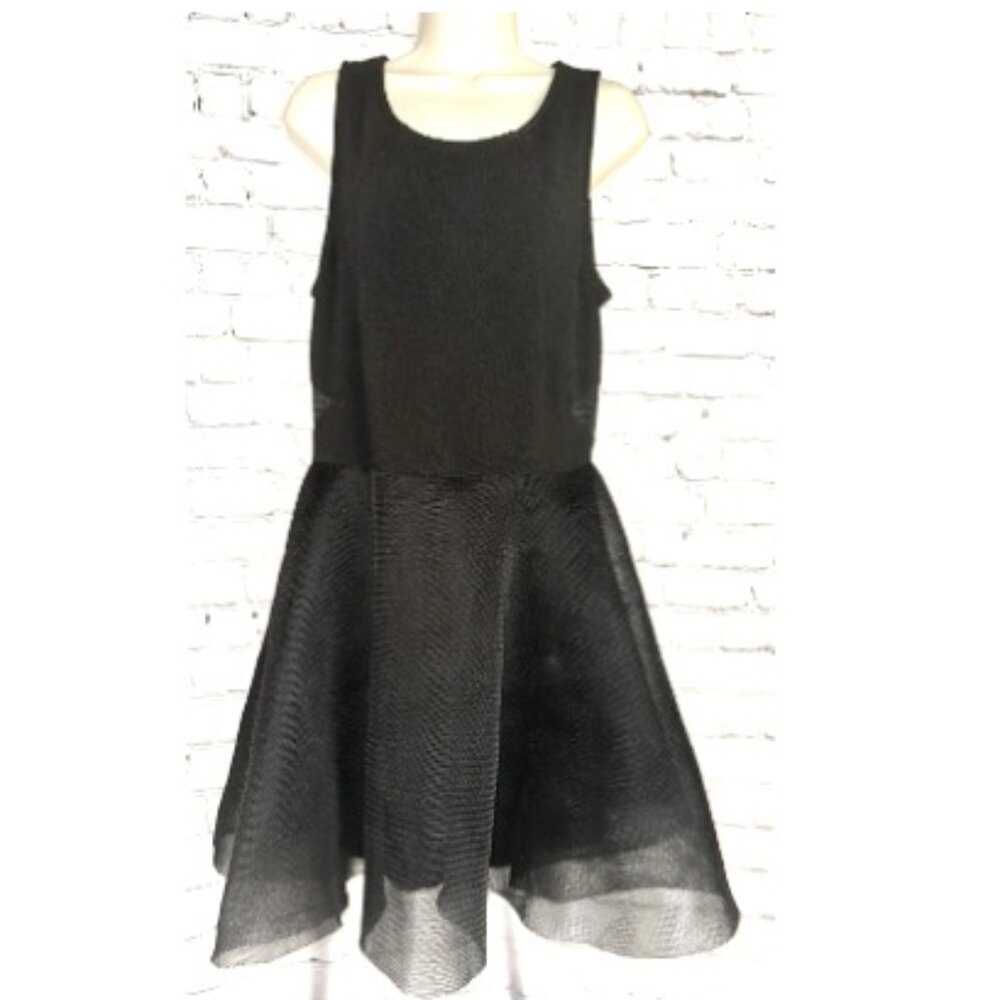 Nicki Minaj Black Party Formal Flowy Peekaboo Dress XXXL